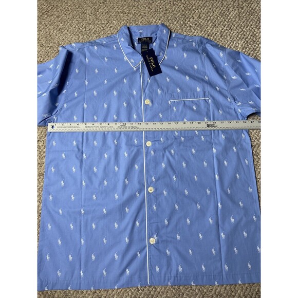 POLO RALPH LAUREN Mens 1X Pajama Top Shirt NEW w/tags $65 Retail XL - Picture 5 of 6